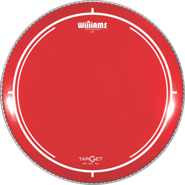 WR2-7MIL-14 Target Series Red Пластик для том-барабана 14", красный, Williams