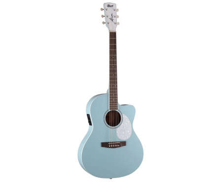 Jade-Classic-SKOP Jade Series Электроакустическая гитара, голубая, Cort
