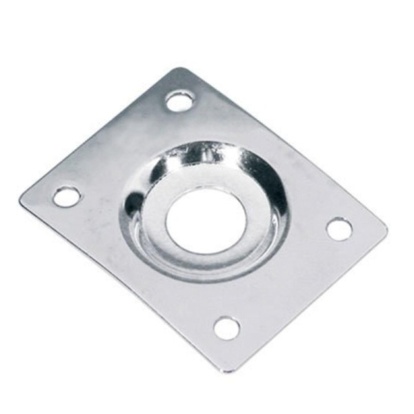 HJ005-CR Накладка выходного разъема гитары, хром, Paxphil