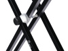 Q-2XA Стойка для клавишных инструментов, двойная XX, Foix