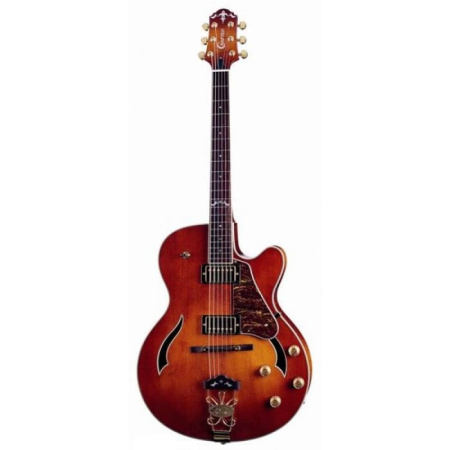 FEG 780SP/VTG-V Полуакустическая гитара, кейс в комплекте, CRAFTER 