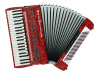 Saphir-IV-120/41-RD Saphir Аккордеон 41/120/IV/11/5, красный, с ремнями и чехлом, Weltmeister