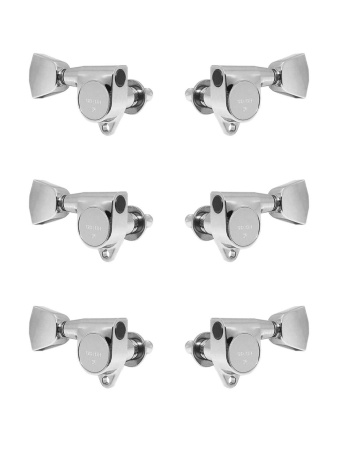 SG301-04-C-L3+R3 Колки для гитары 3+3, хром, Gotoh