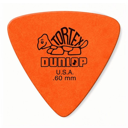 431R.60 Tortex Triangle Медиатор 1шт, толщина 0,60мм, треугольные, Dunlop