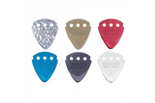 (TDN) Dunlop 4670 Teckpick Anodized Aluminum Plectra набор медиаторов 72шт