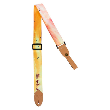 S35 SUNSET Ремень для укулеле, материал полипропилен, цвет оранжевый, Elise Ecklund. FLIGHT