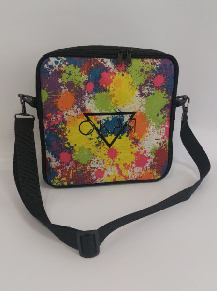 F-Kq-B Чехол для мини-кахона, акварельный принт, ОКая