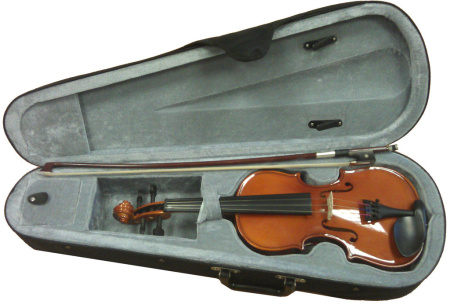 FLT-VP1/4 Скрипка ученическая в комплекте смычок, канифоль и жесткий футляр.  Fleet