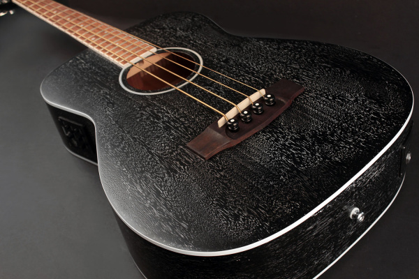 AB590MF-BOP Acoustic Bass Series Электроакустическая бас-гитара, черная, Cort