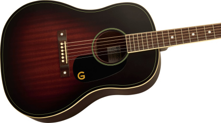Jim Dandy Dreadnought Deep Cherry Burst Акустическая гитара. Gretsch